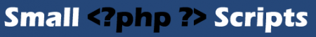 Promo codes Small php Scripts