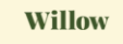 Promo codes Willow