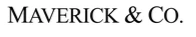 Promo codes Maverick & Co.