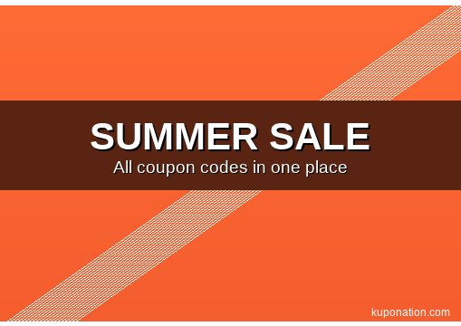 Promo codes Summer Sale